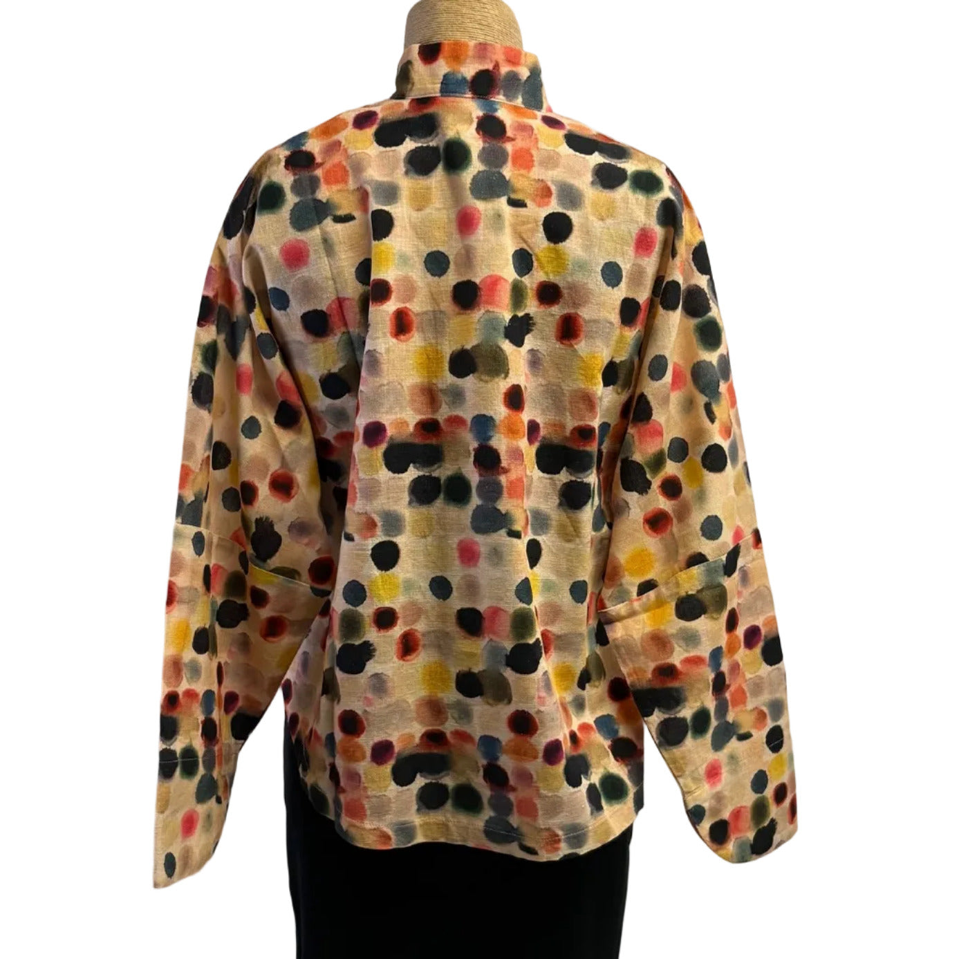 M Square Shirt, Tan/Multi-Color S/M & M/L