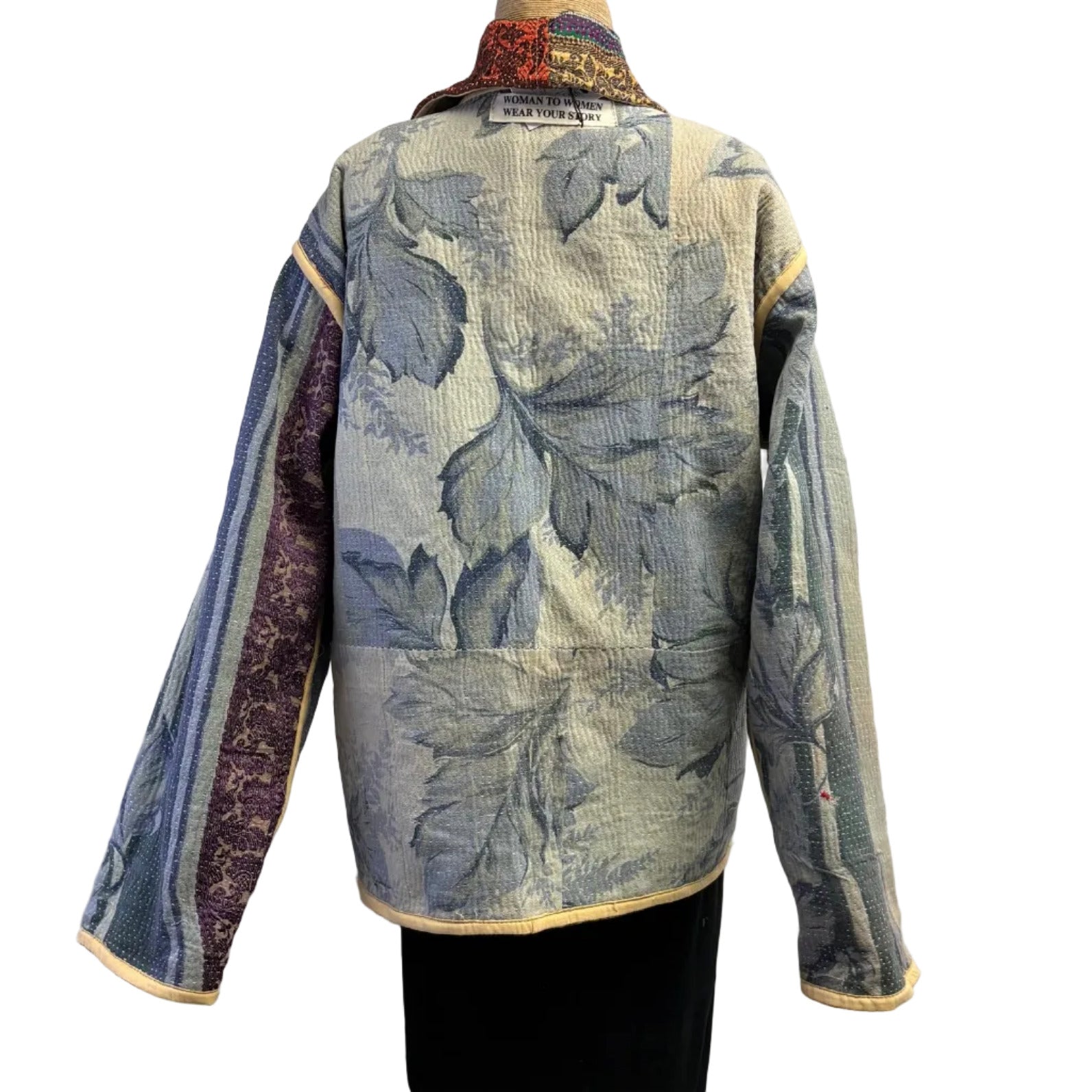 Gia Andre Kantha Jacket, Reversible, Multi-Color, M/L