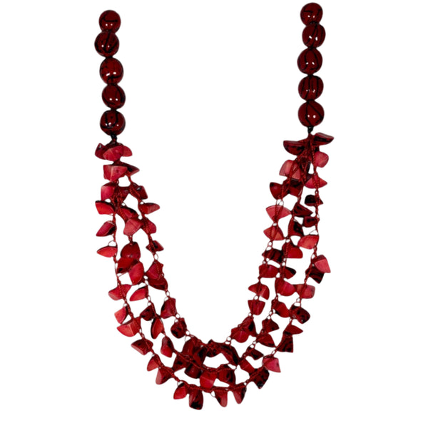 Lula Castillo Necklace, Bombonilla, Red