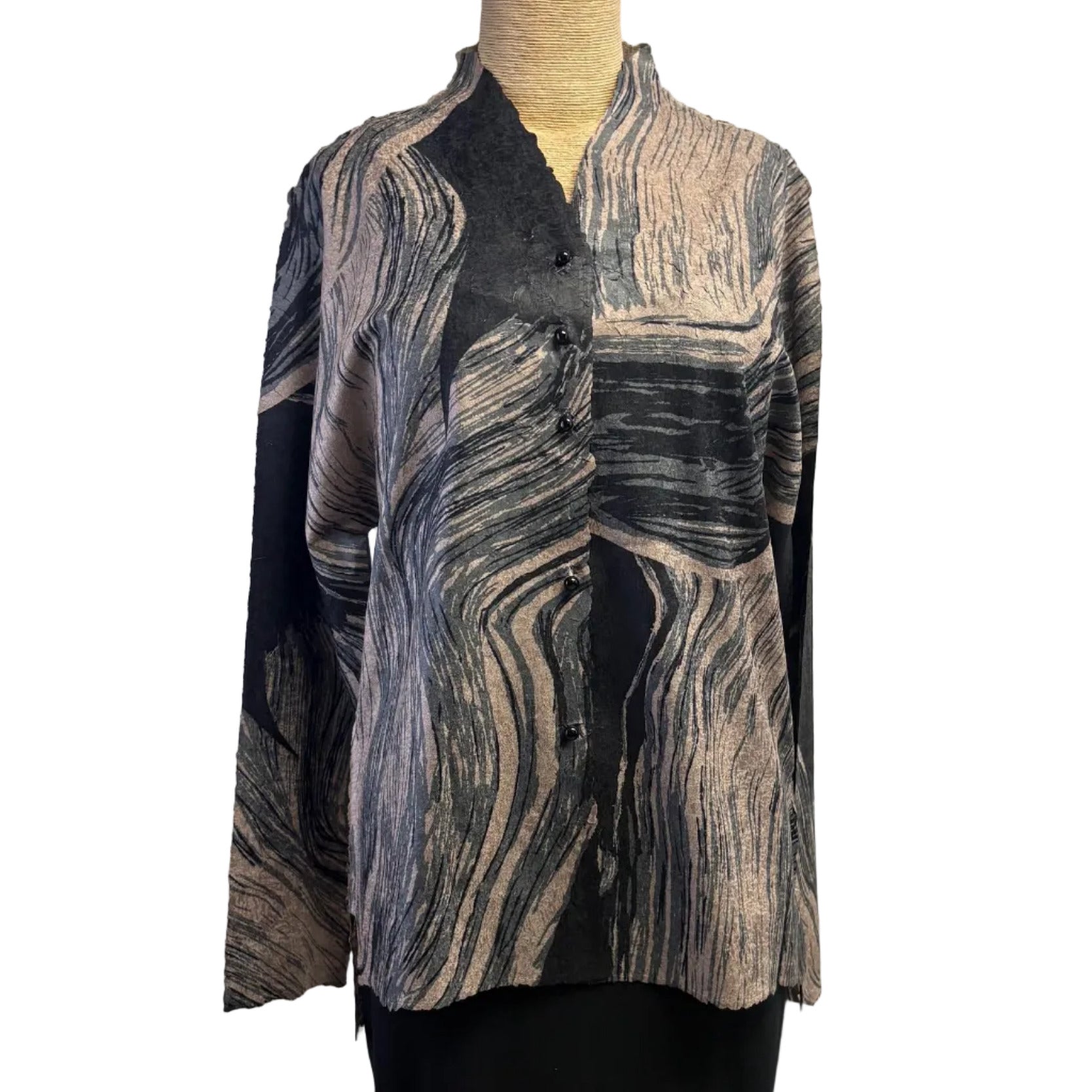 MC Oasis Shirt, Rocking, Tan/Teal/Black, XS/S