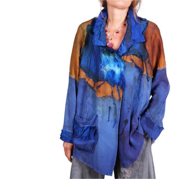 Tatiana Palnitska Jacket, Sunset Over Calm Waters, L