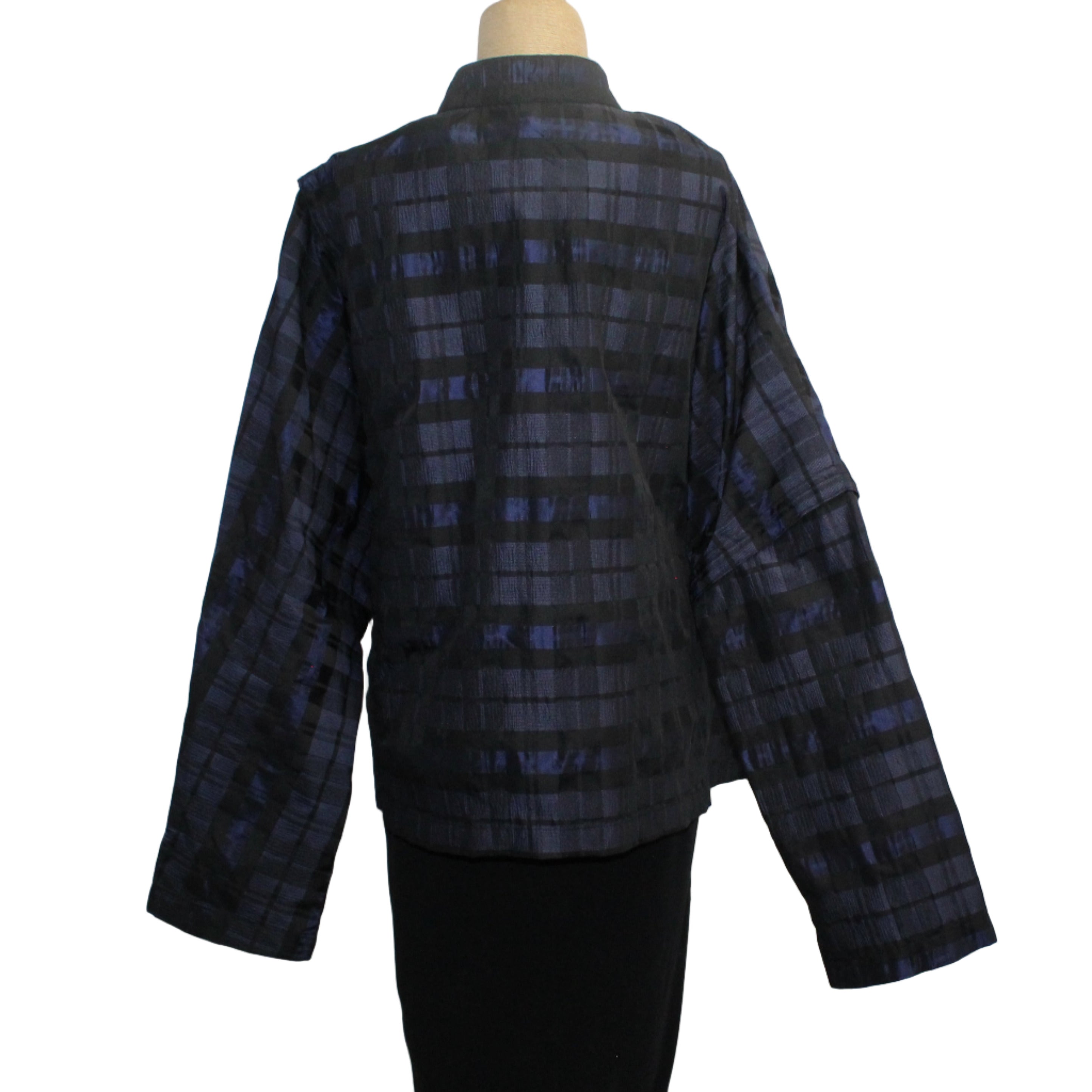 Dress To Kill Shirt, Multi-Placket, Black/Blue