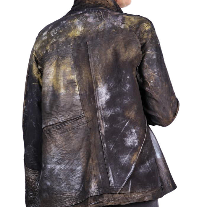 Tatiana Palnitska Jacket, Antique Gold With A Sparkle, Antique Gold/Purple/Black/Silver, S