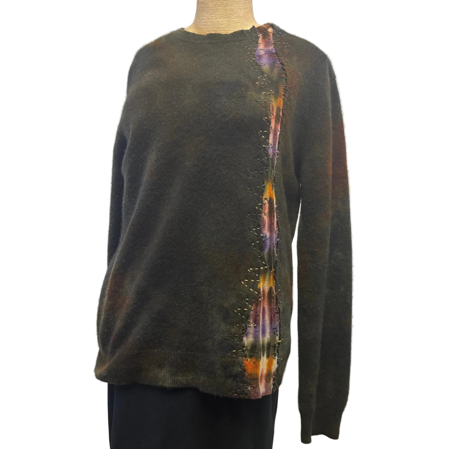 Galadriel Mattei Sweater, Crewneck, Olive, S