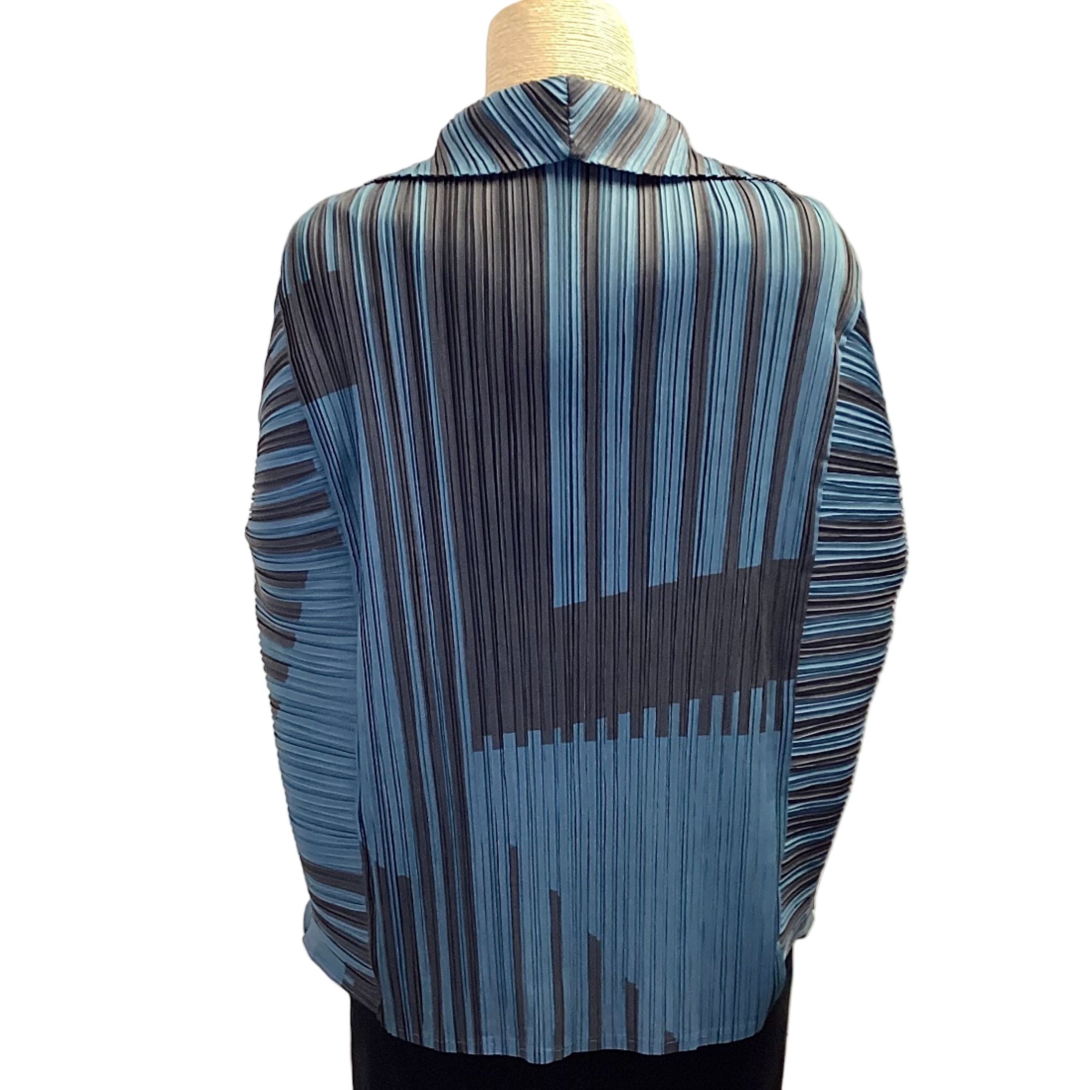 MC Oasis Textured Jacket, Stone/Blue/Brown, S/M