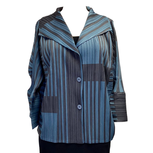 MC Oasis Textured Jacket, Stone/Blue/Brown, S/M