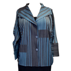 MC Oasis Textured Jacket, Stone/Blue/Brown, S/M