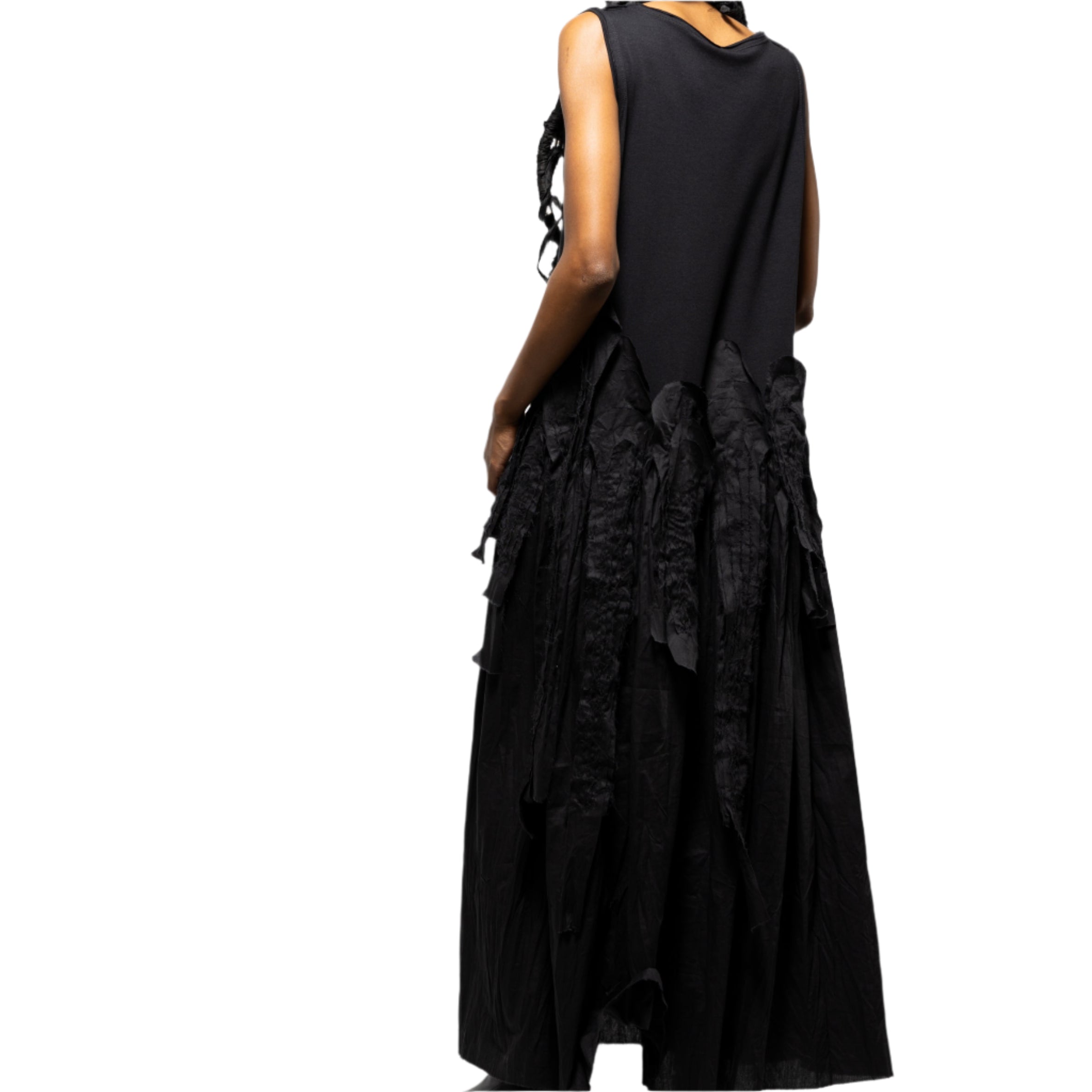 Loyko Dress, Tulip, Sleeveless, Black XS