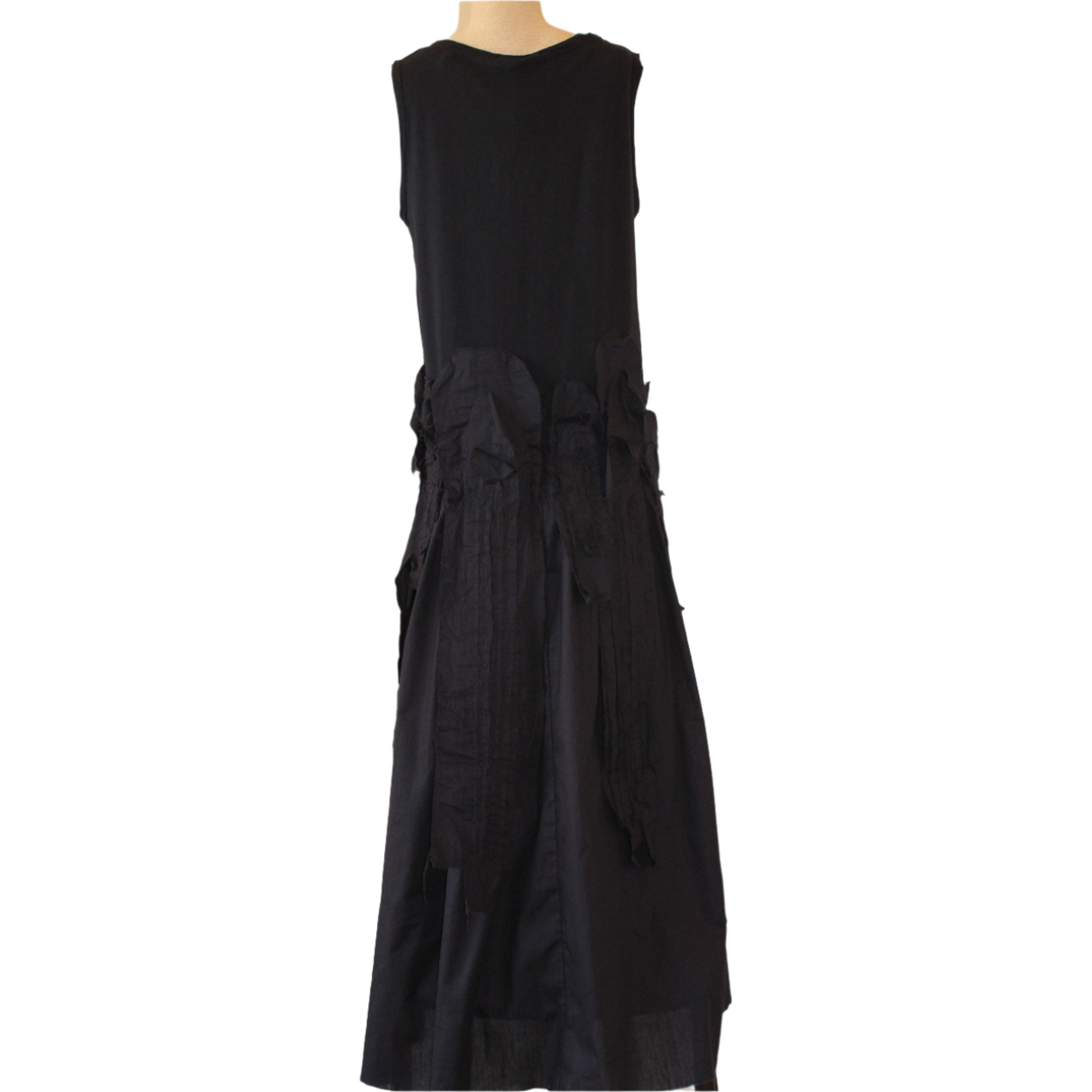 Loyko Dress, Tulip, Sleeveless, Black XS