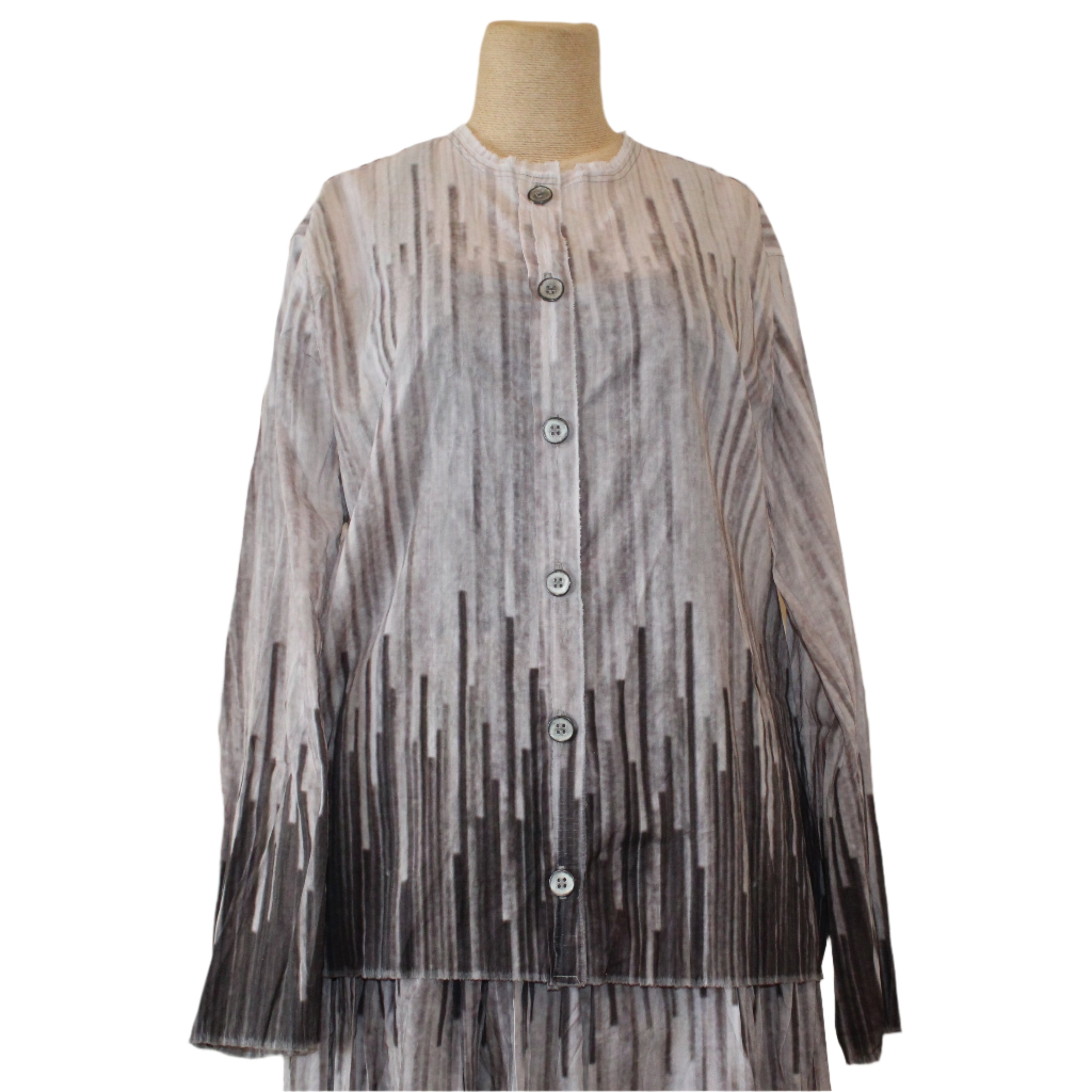 Loyko Shirt, Shadows, Charcoal/Grey/Soft White S/M