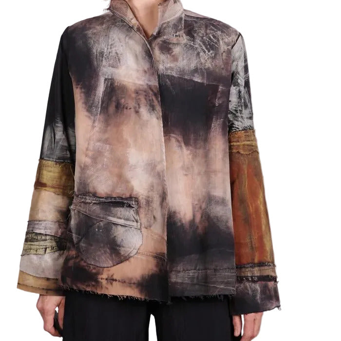 Tatiana Palnitska Jacket, Interlude In A Museum, Black/Brown/Beige, S/M
