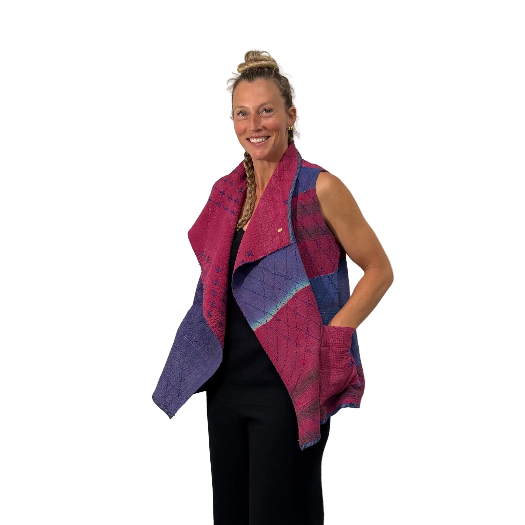 Holly Badgley K-Nette, Vest, Magenta/Plum, S/M