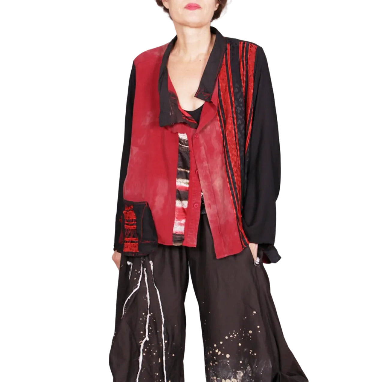 Tatiana Palnitska Jacket, Red/Black, L/XL