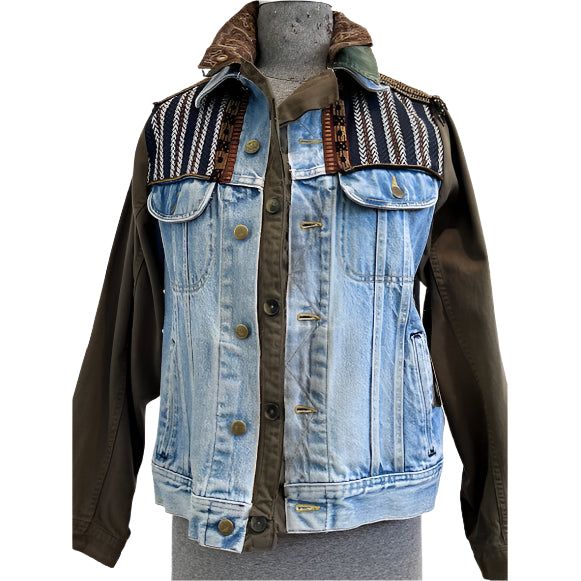 Catherine Bacon Jacket, Wump, Jean Denim/Khaki, Vintage, L