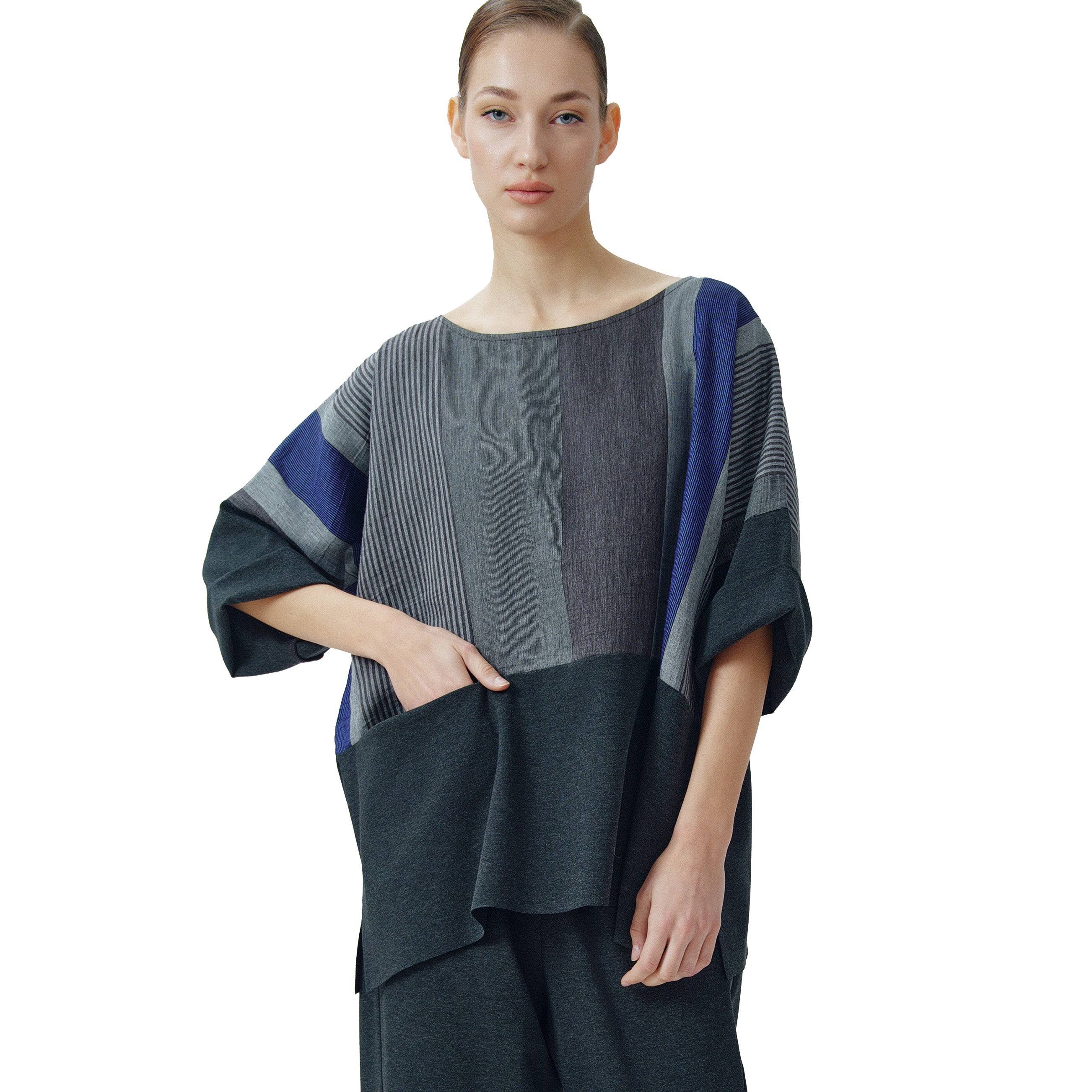 Igor Pullover, Appolos, Grey/Blue S & M/L
