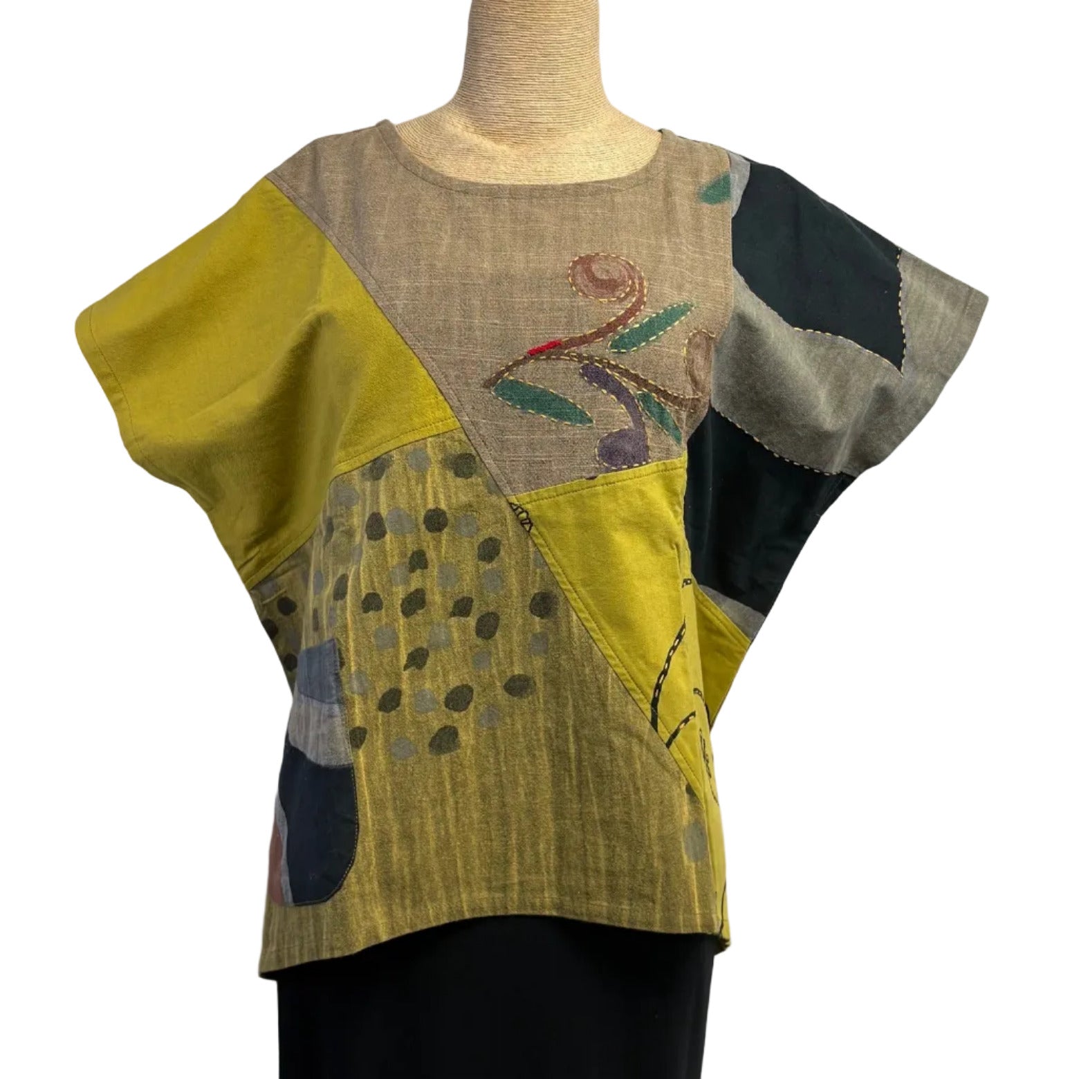 Yaza Topper, Anu, Saffron/Multi-Color XL