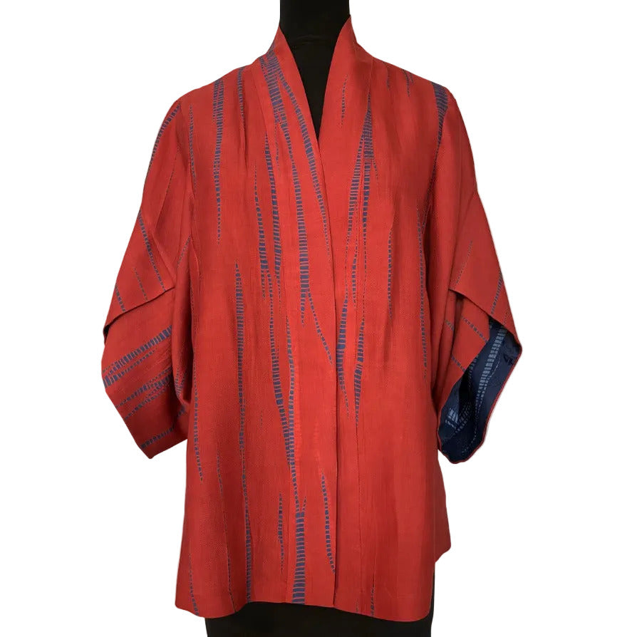 Doshi Jacket, Crossroads, Silk Twill, Terracotta, S