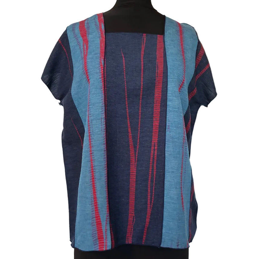 Doshi Top, Rhythm, Bluetiful, Blue/Red, M/L