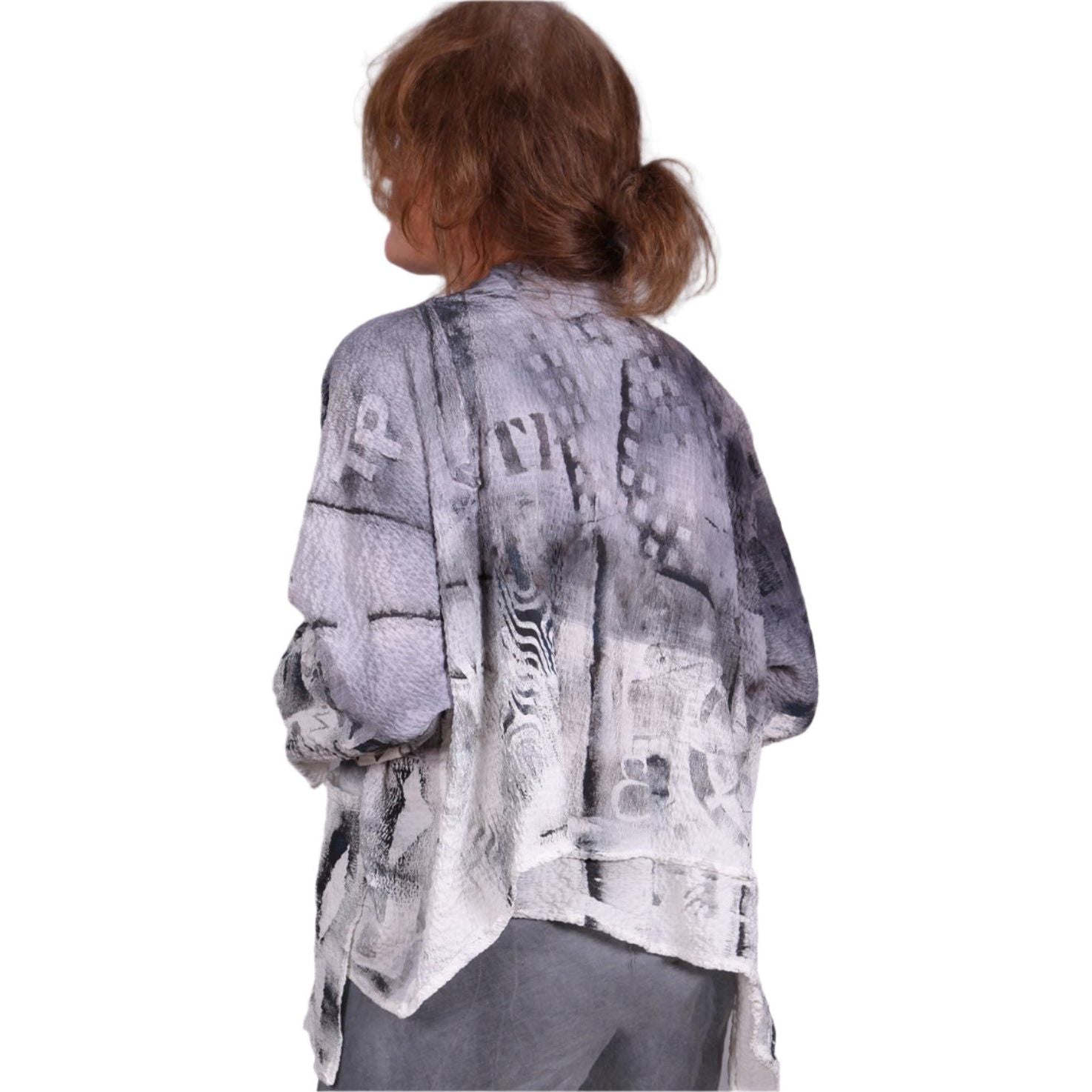 Tatiana Palnitska, Fade Out To Fun, Gray with a bluish tint/White/Black M-XL