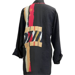 Catherine Bacon Jacket, Morgan, Black/Red/Camel, S/M