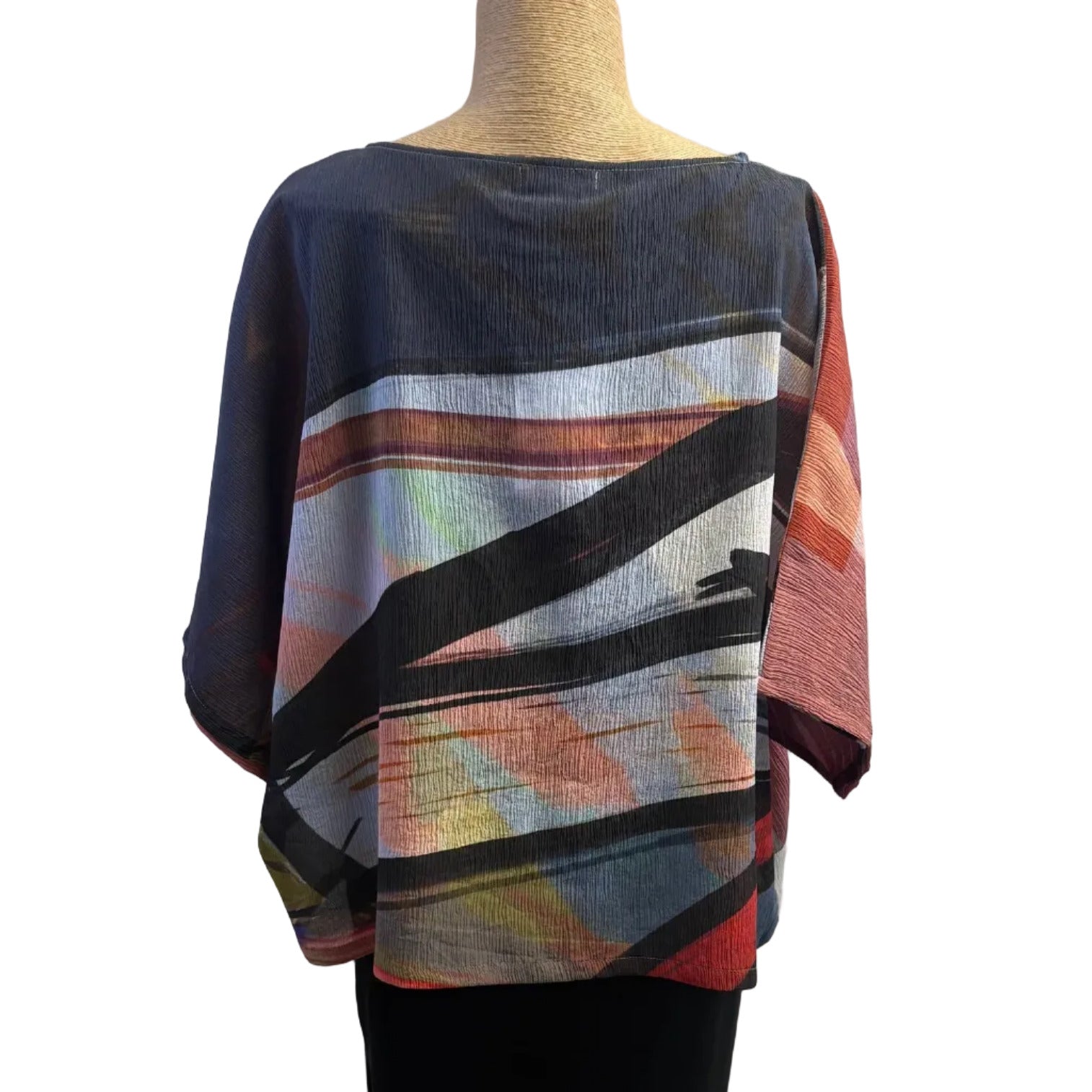 Andrea Geer Top, Boxy Silk, M/L