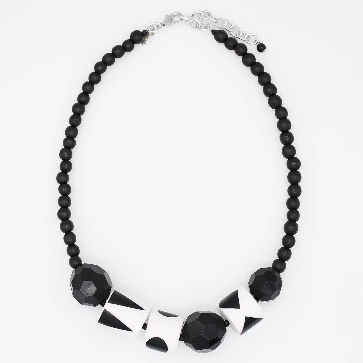 Sylca Designs Necklace, Nova Heritage, Black/White