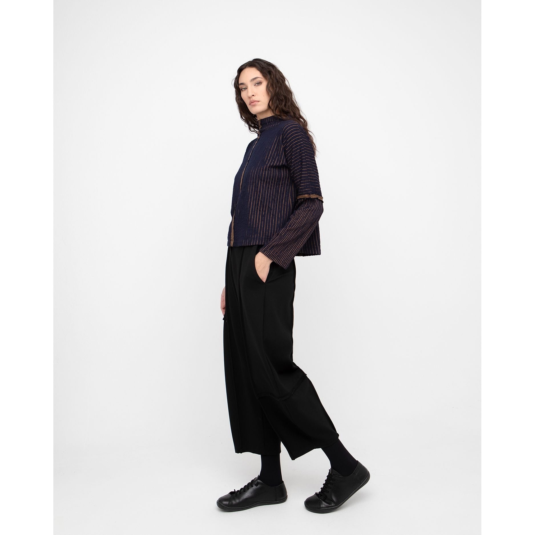 Ozai N Ku Pullover, Navy/Gold S, M & L