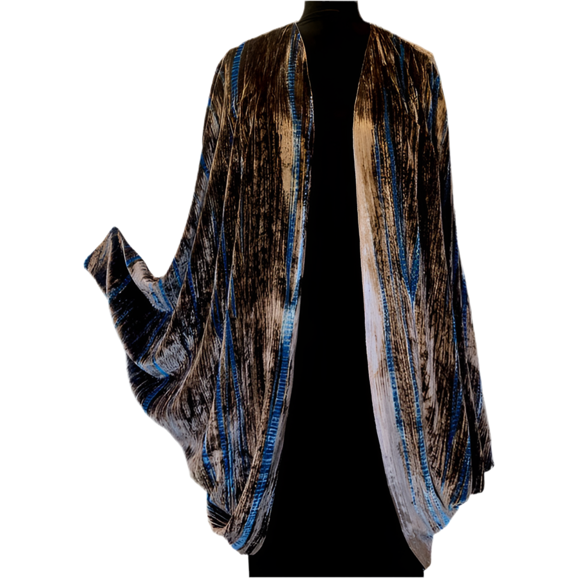 Doshi Jacket, Butterfly Flights of Fancy, Velvet, Cedar OS Fits S-XL