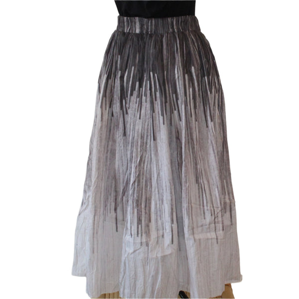 Loyko Skirt, Shadows, Charcoal/Grey/Soft White S & M