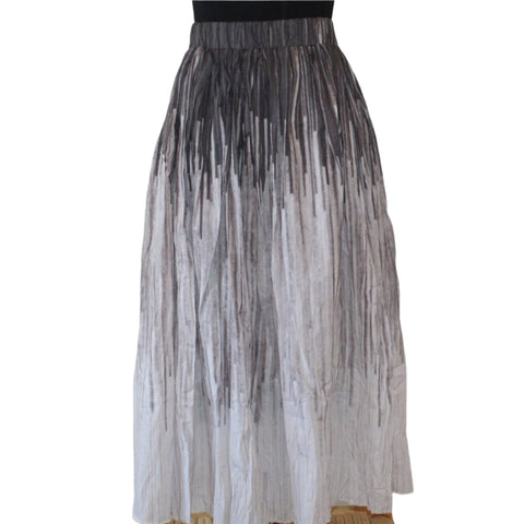 Loyko Skirt, Shadows, Charcoal/Grey/Soft White S & M