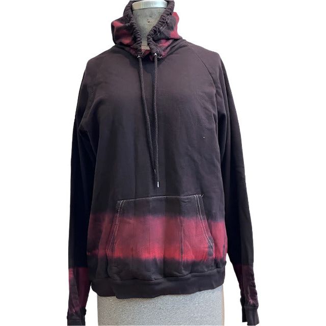 Catherine Bacon Hoodie, Wump, Shibori, Plum/Rose, L