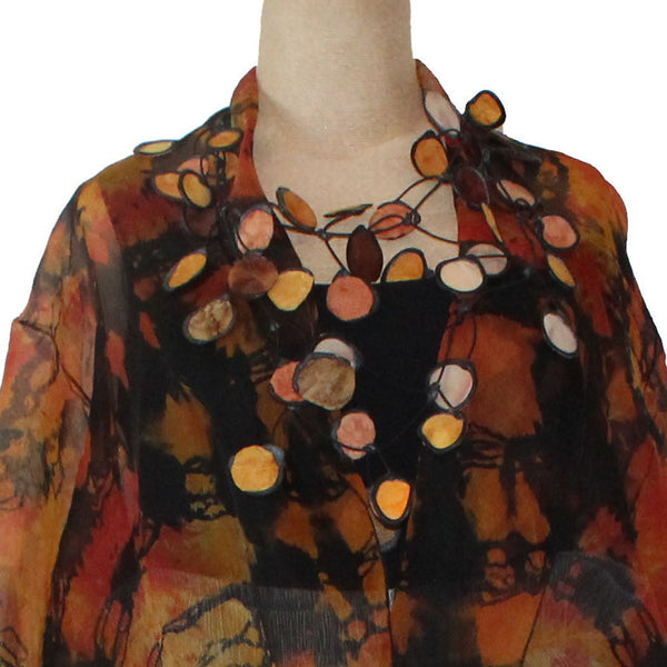 Annemieke Broenink Necklace, Ink, Earth