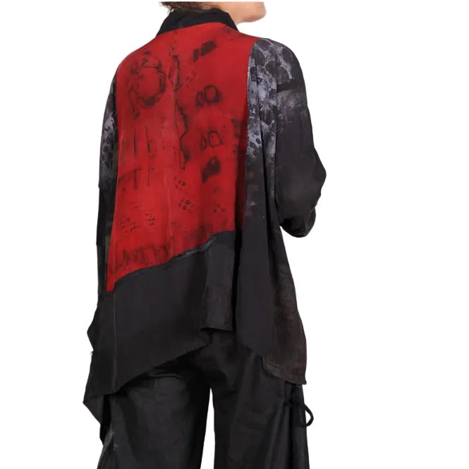 Tatiana Palnitska Tunic, An Unclassic Take On Classic Red/Black OS Fits XS-XL