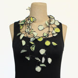 Annemieke Broenink Necklace, Batik, Lime
