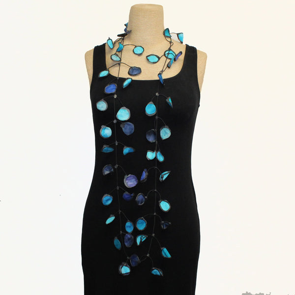 Annemieke Broenink Necklace, Ink, Turquoise