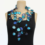 Annemieke Broenink Necklace, Ink, Turquoise