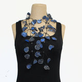 Annemieke Broenink Necklace, Batik, Cobalt