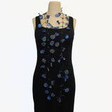 Annemieke Broenink Necklace, Batik, Cobalt
