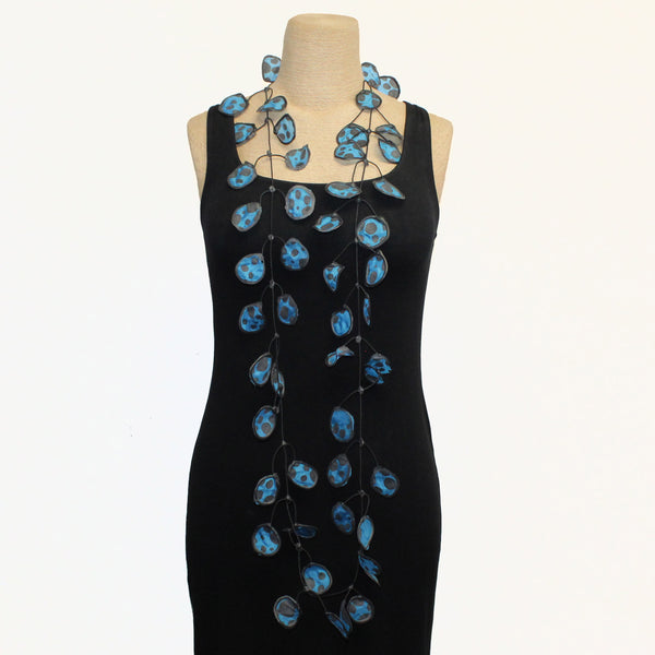 Annemieke Broenink Necklace, Polka Dot, Teal