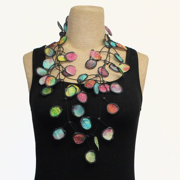 Annemieke Broenink Necklace, Batik, Happy