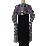 Nuno Shawl, Half Size, Doorways, Blue Mix