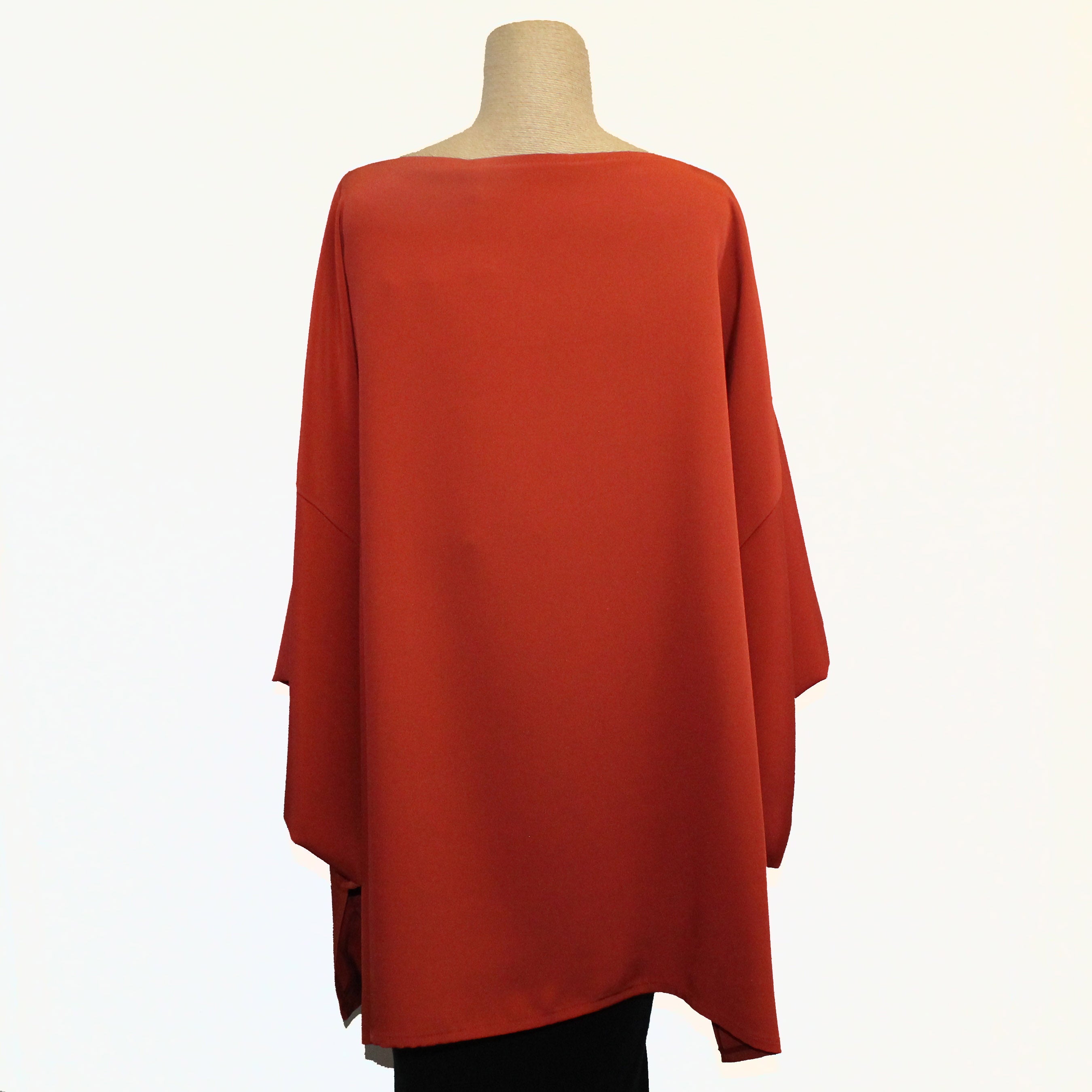 Constance West Kimono, Crane & Turtle, Persimmon/Multi-Color, OS
