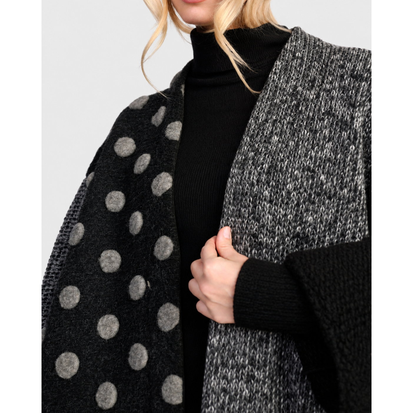 Alembika Jacket, Dottie, Black/Grey S/M & L