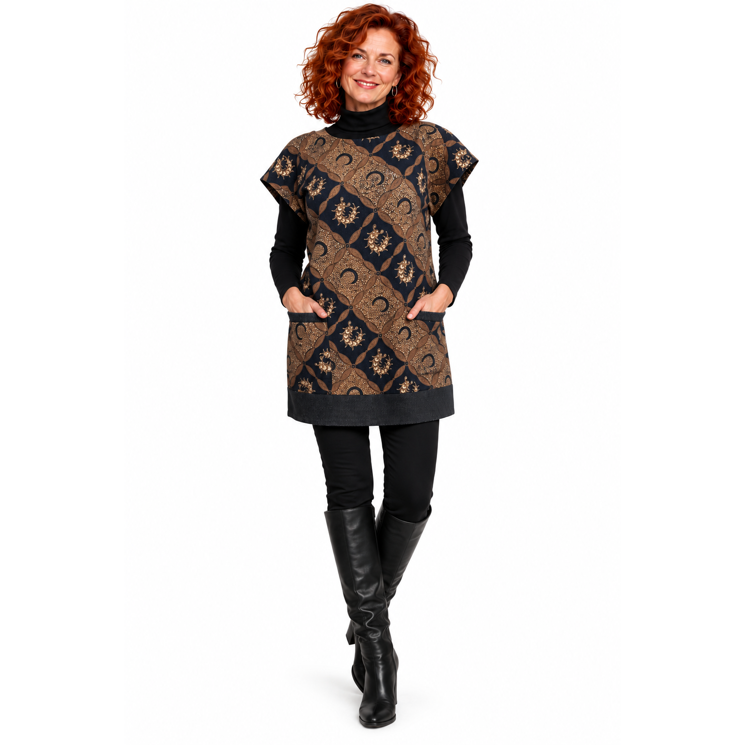 Holly Badgley Top, Cecille, Bali Batik, M/L