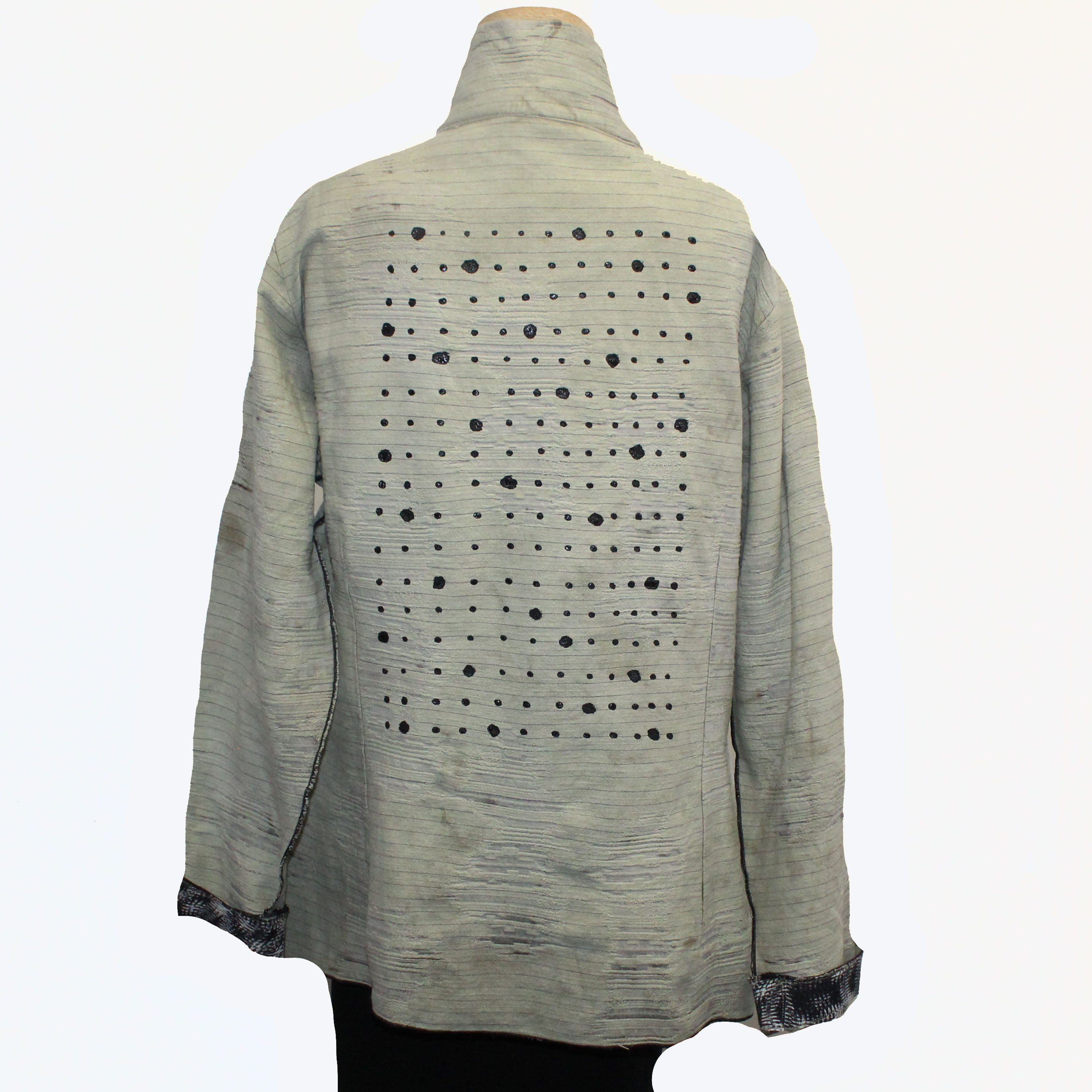 Deborah Cross Shirt, Mint/Black, L