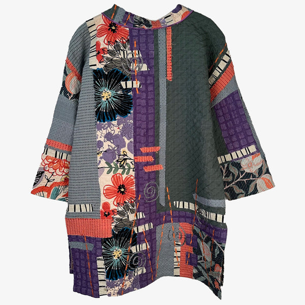 Diane Prekup Tunic, Haiku, Floral Sage, XS