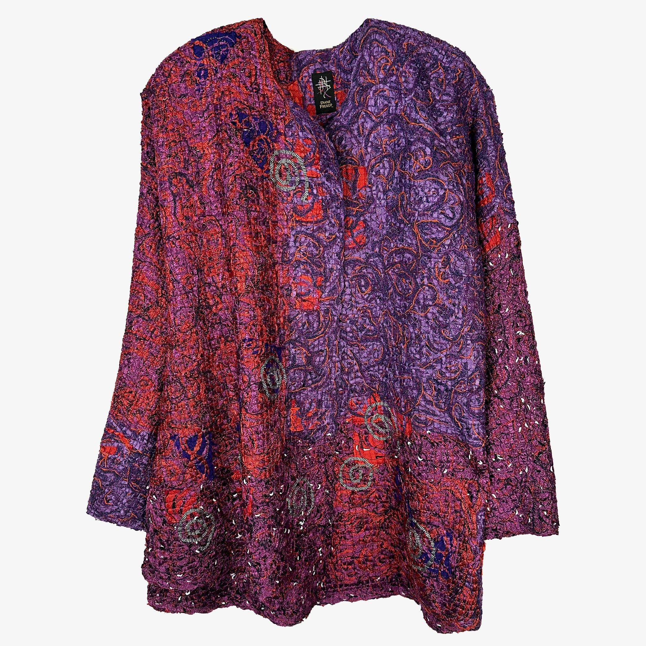 Diane Prekup Jacket, Serenade, Desert Sunset, Persimmon/Purple, S