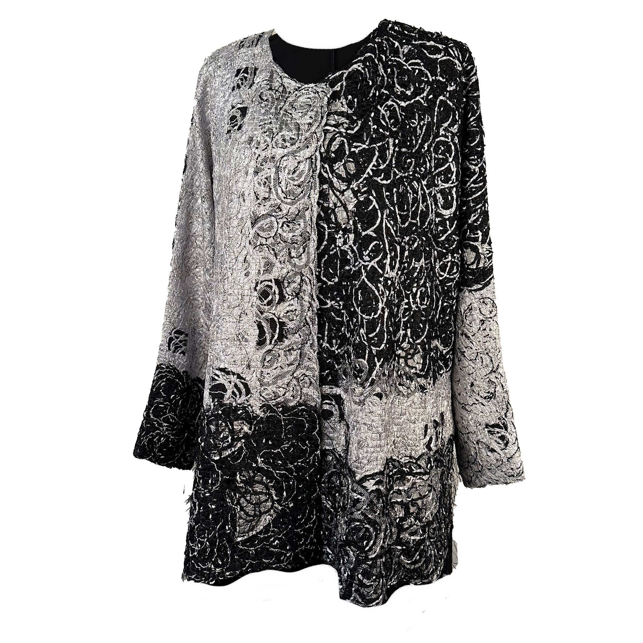 Diane Prekup Jacket, Serenade, Silver/Black, S