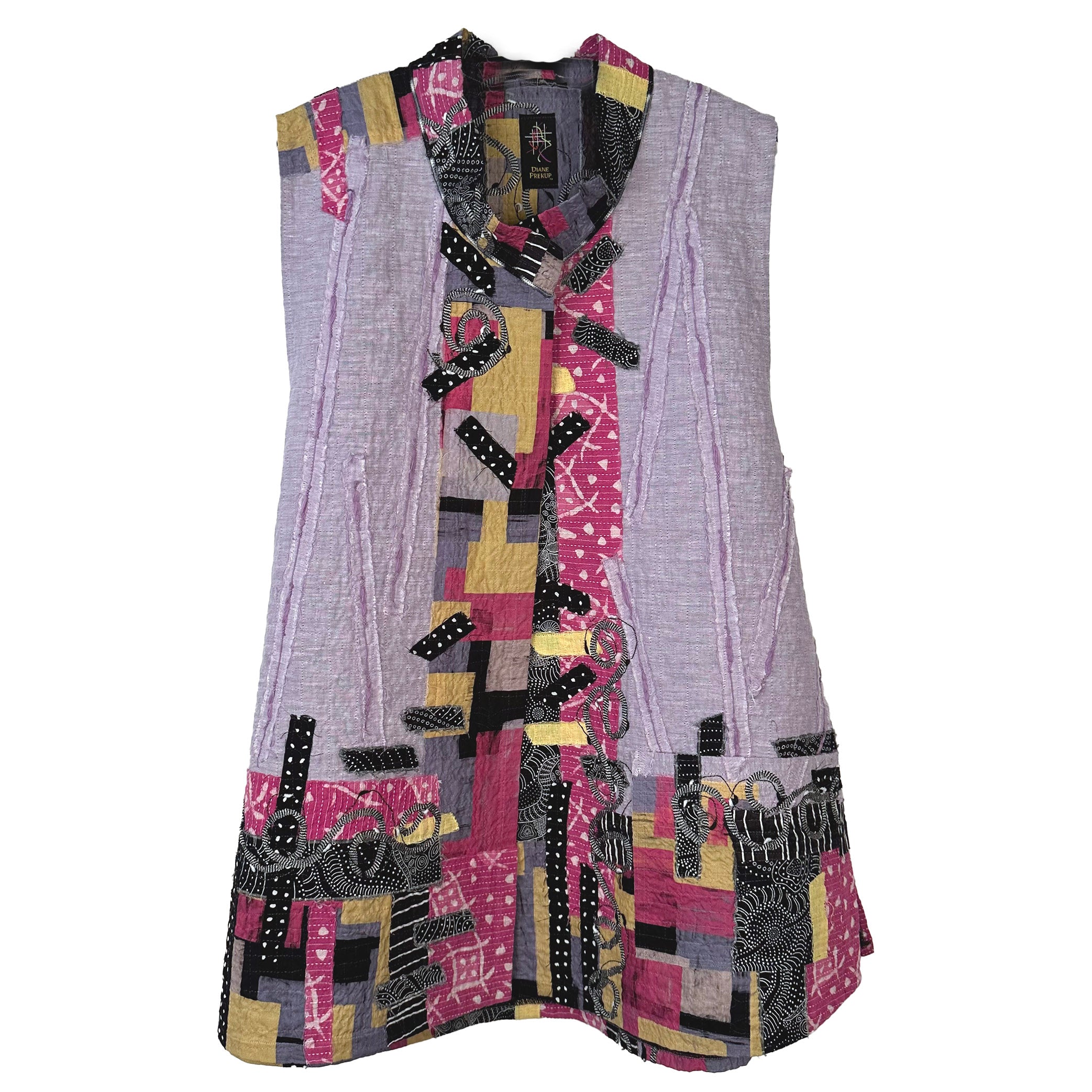 Diane Prekup Vest, Market, Lavender Potpourri, S