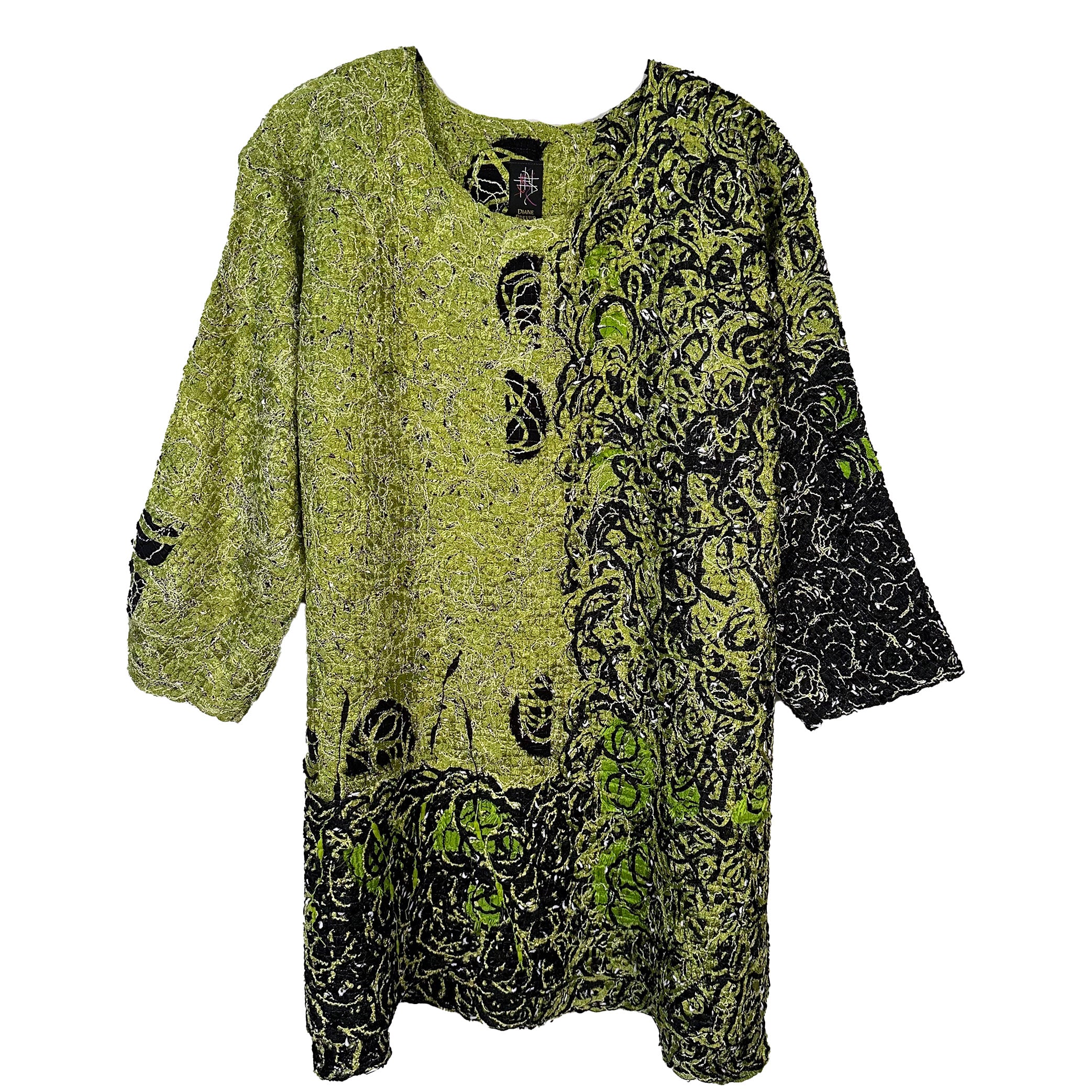 Diane Prekup Tunic, Lime/Black, M